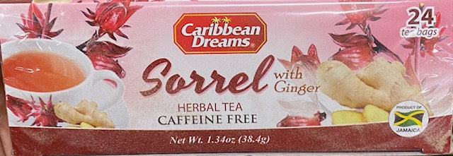 Caribbean Dreams Sorrel with ginger herbal tea